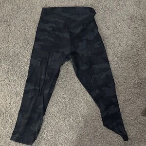 lululemon athletica Kids Black Camouflage Leggings